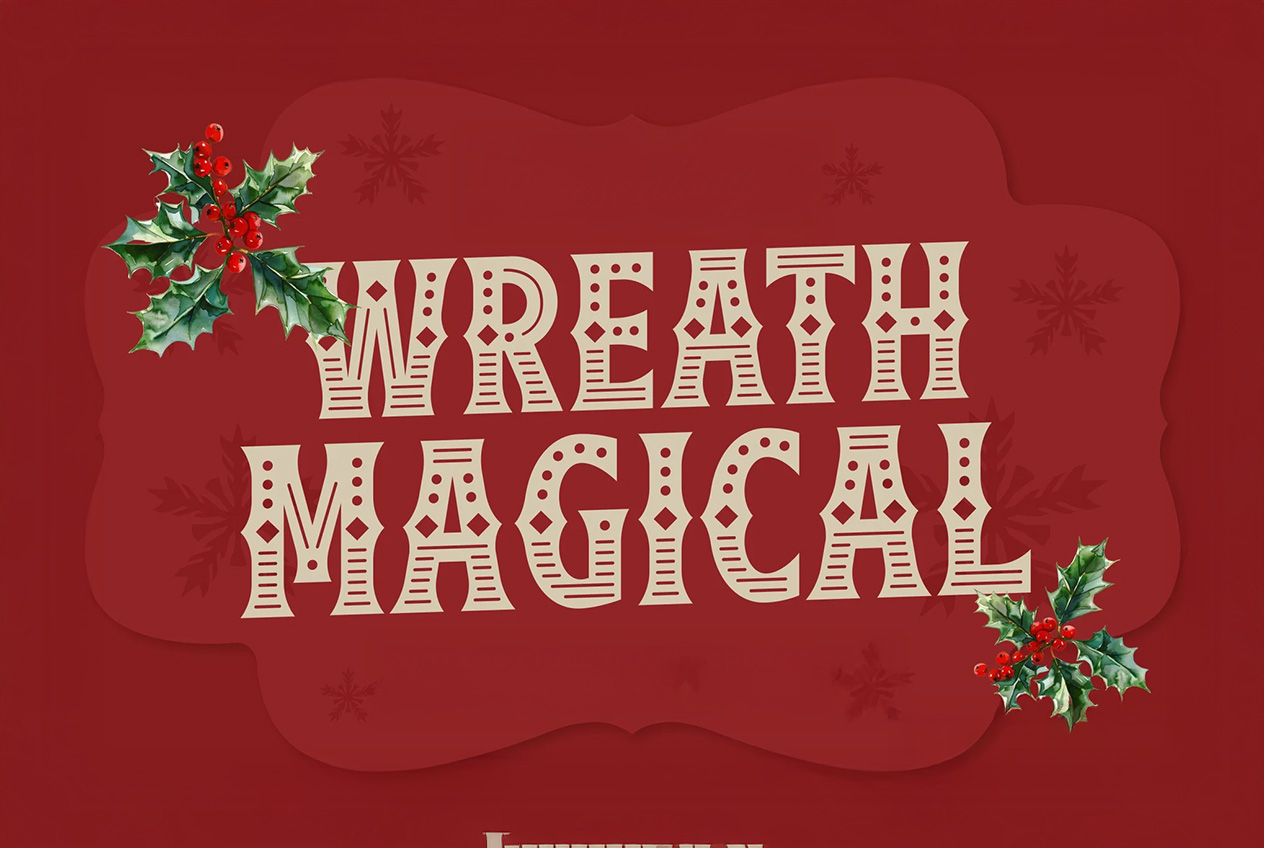 Christmas - Wreath Magical